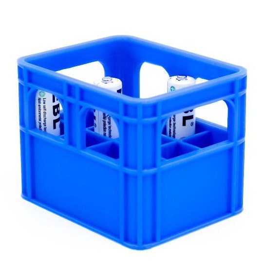 Battery Crate Storage for AA or AAA