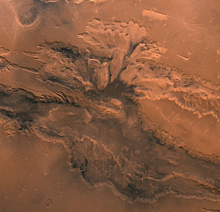 Mars 3D Topography Model of Valles Marineris