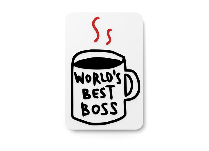 World's Best Boss | Funny sign For Home or Office