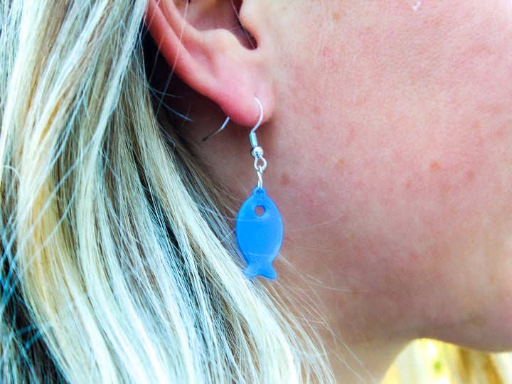 Fish Earrings 3D – Unique Nautical Jewelry