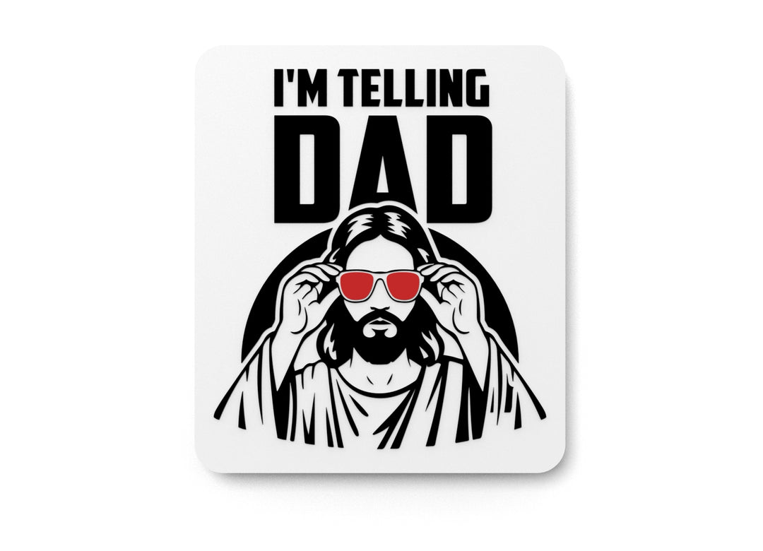 
  
  I Am Telling Dad | Funny Sign for Home or Kids' Room Decor
  
