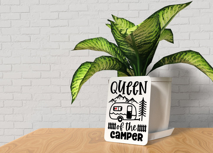 Queen Of The Camper | Funny sign For Home or Office