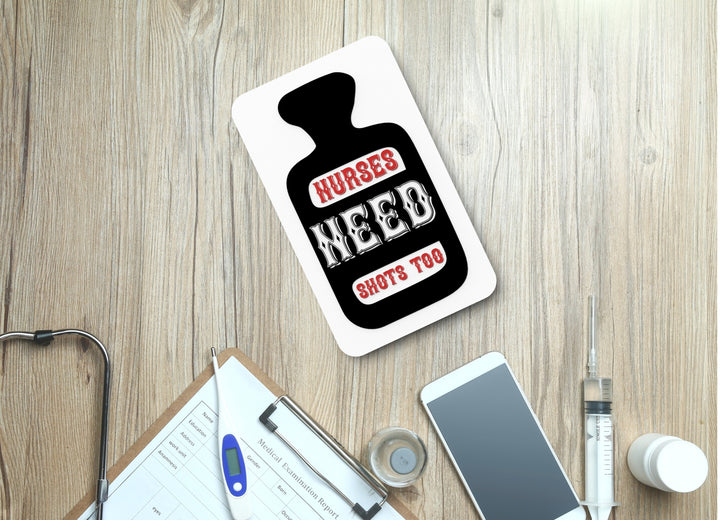 Shots Before Shifts | Funny Sign for Home or Office