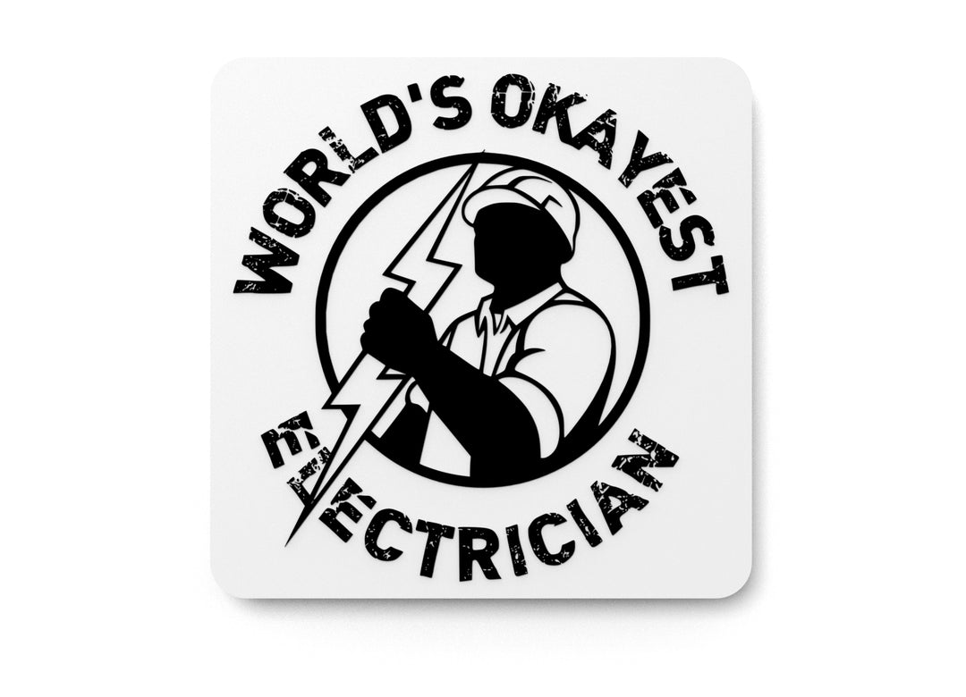 
  
  World's Okayest Electrician | Funny sign For Home or Office
  

