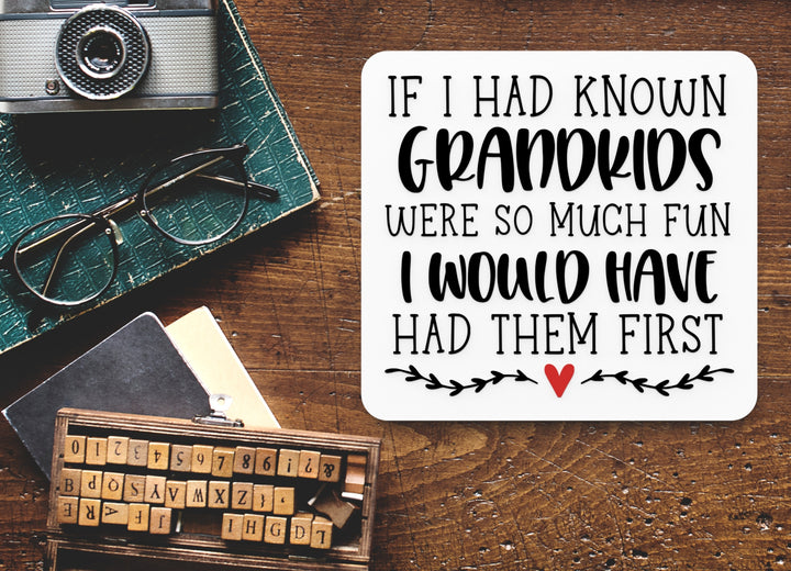 If I Had Known Grandkids Were So Much Fun | Funny sign For Home or Office