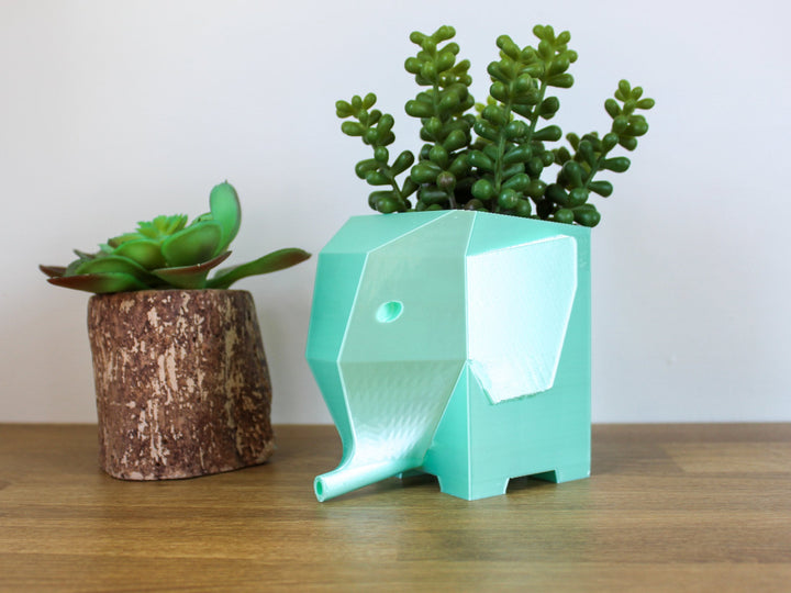 Elephant Succulent Planter, Pot, Vase | Excess Water Drains out the Snout!!