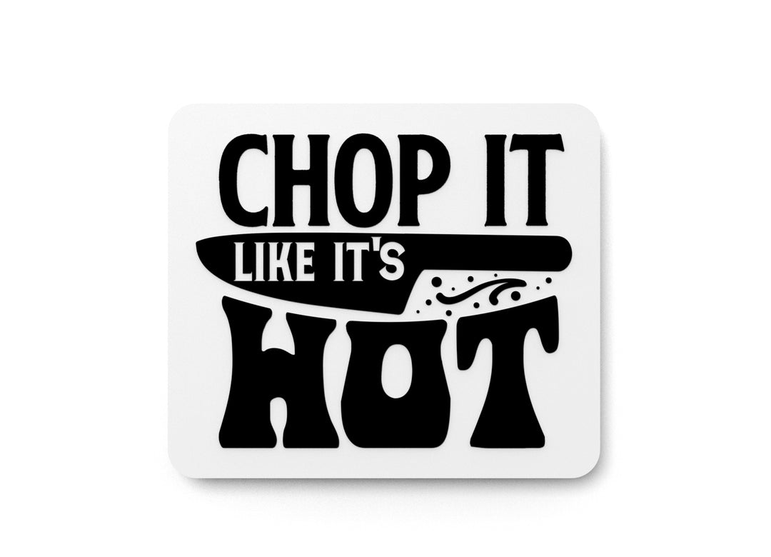 
  
  Bold 3D Printed Its Hot Chop Sign Wall Art – Durable PLA Sign For Restaurants
  
