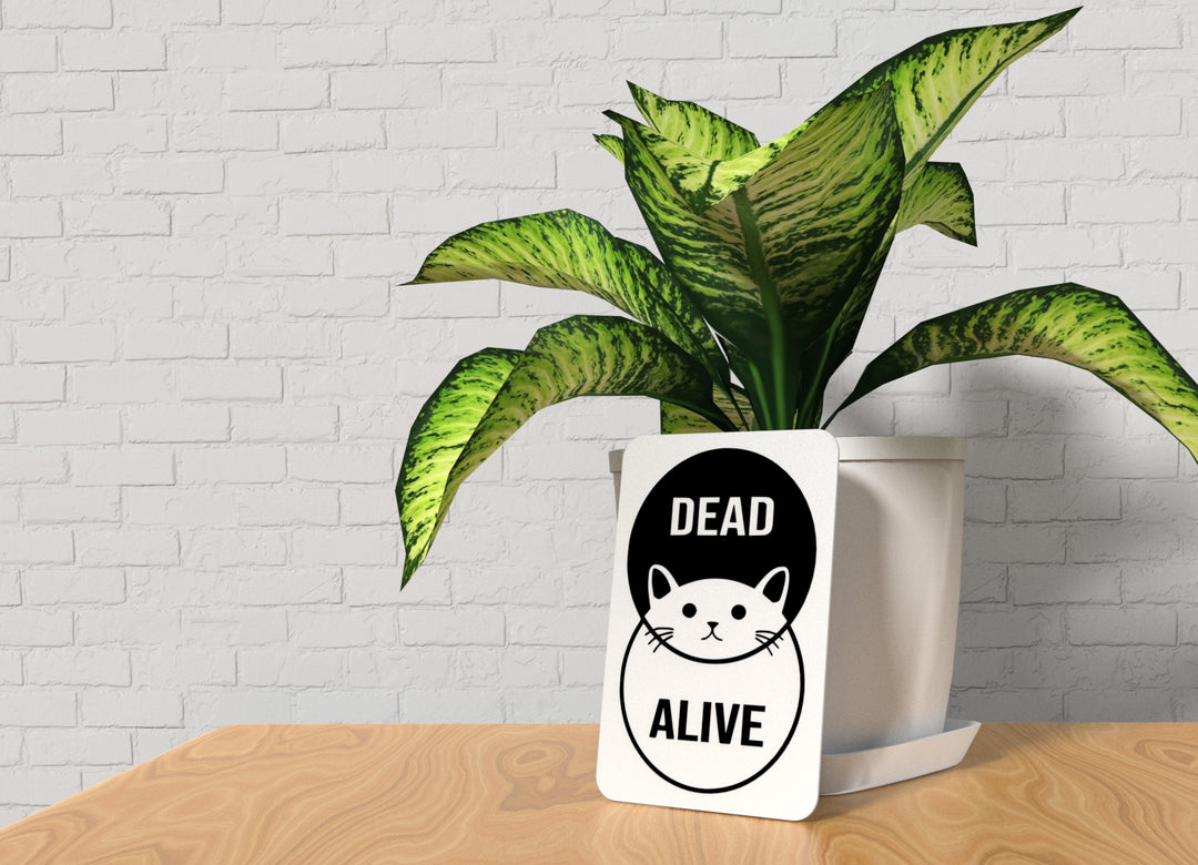 Dead Alive | Funny Sign for Home or Office