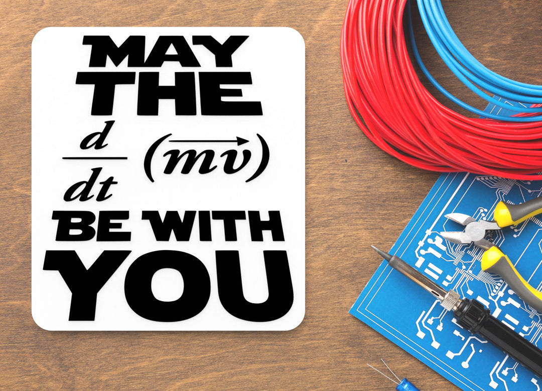 May The Be With You | Funny sign For Home or Office