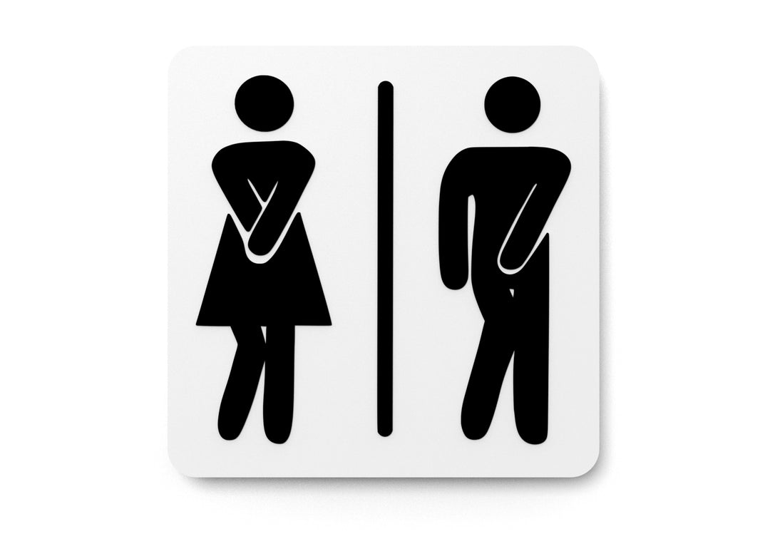 
  
  GirleBoy Bathroom Sign – Funny Humor Wall Decor for Home and Office
  
