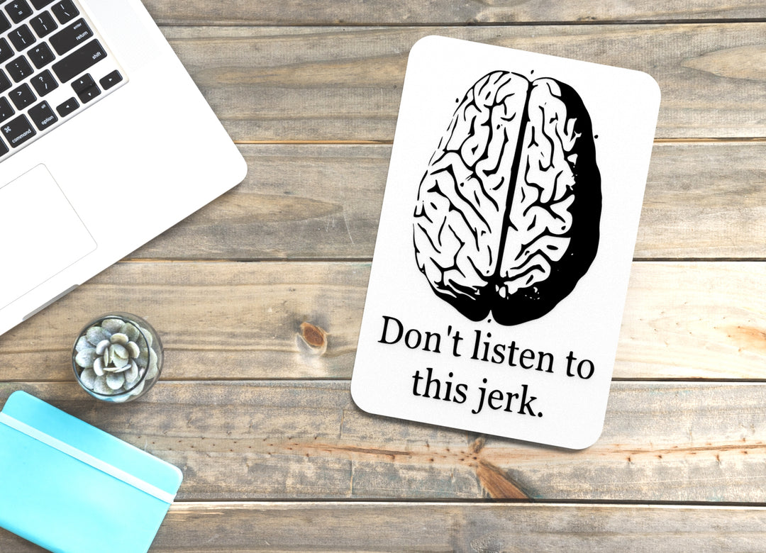 Don’t Listen | Funny Sign for Home, Office, or Teen Room Decor