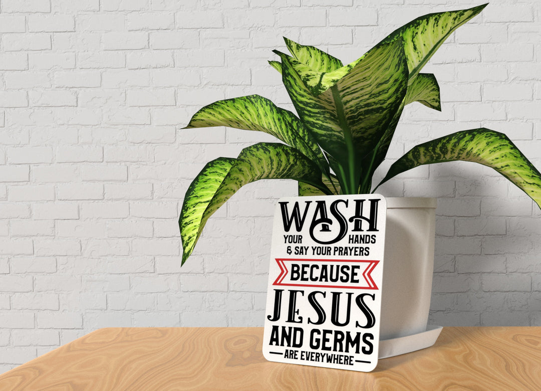 Say Your Prayers Bathroom Sign – Funny Humor Wall Decor for Home and Office