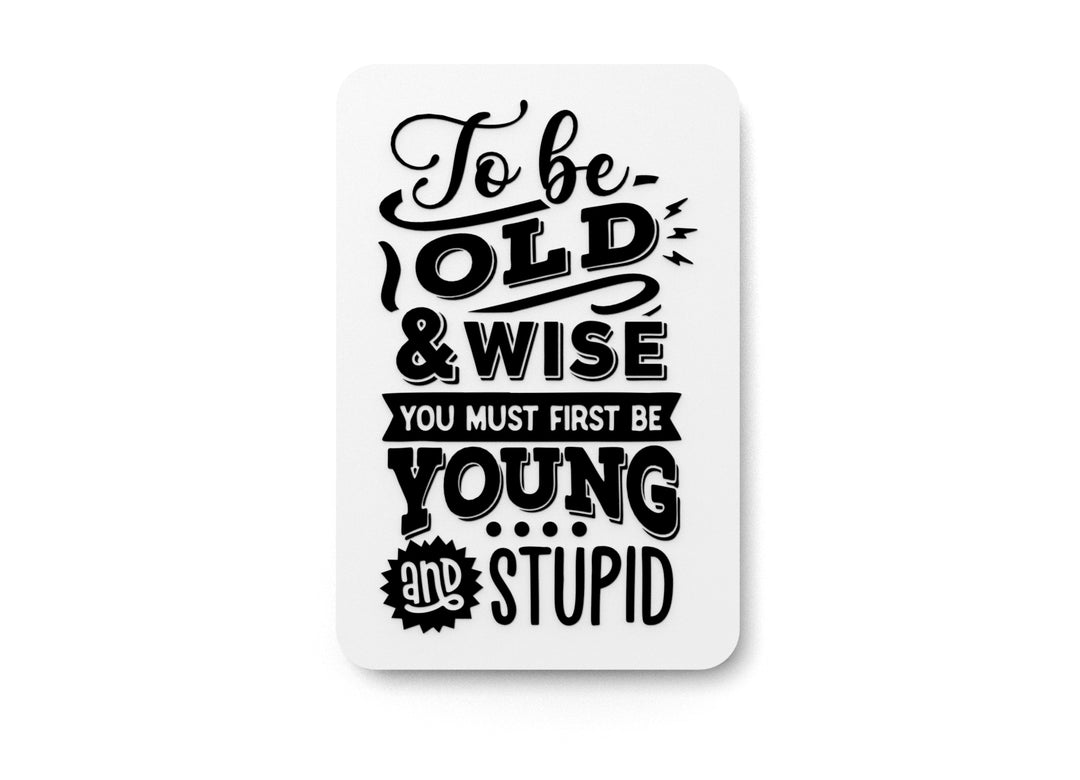 
  
  Bold 3D Printed Old And Wise People Wall Art – Durable PLA Sign For Gym, Office
  
