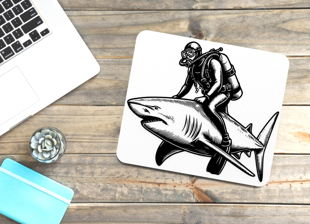 
  
  Shark Diver | Funny sign For Home or Office
  
