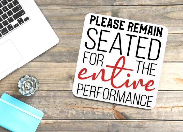 Enjoy the Entire Performance Bathroom Sign – Funny Humor Wall Decor for Home and Office