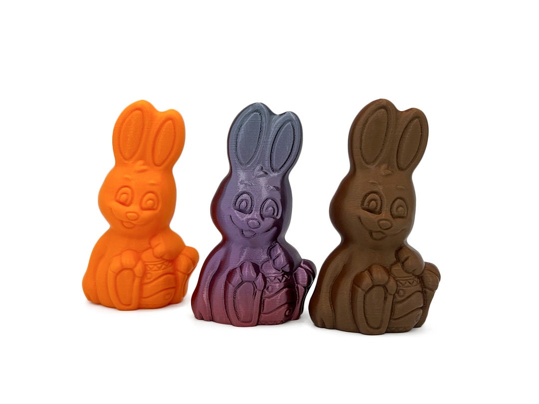 Chocolate Bunny Figure Desktop Companion or Home Accent