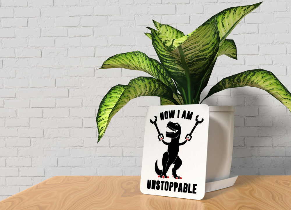 
  
  I Am Unstoppable | Funny Motivational Sign for Home or Office Decor
  
