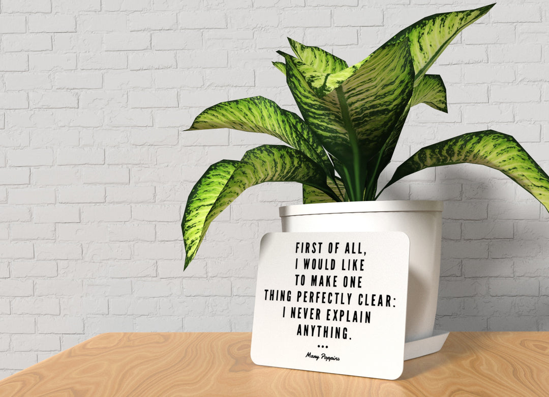 First Of All I Would Like To Make One | Funny Sign for Home or Office