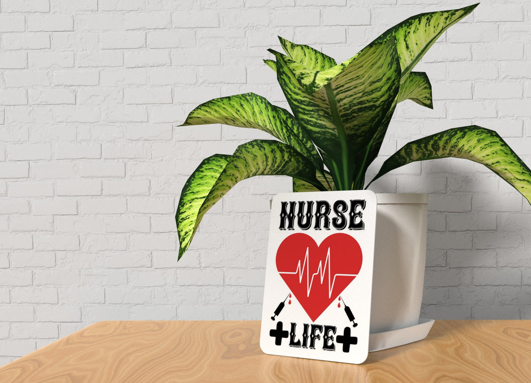 Living the Nurse Life | Funny Sign for Home or Office