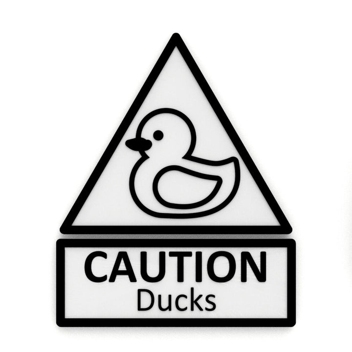 Funny Sign | Caution: Ducks
