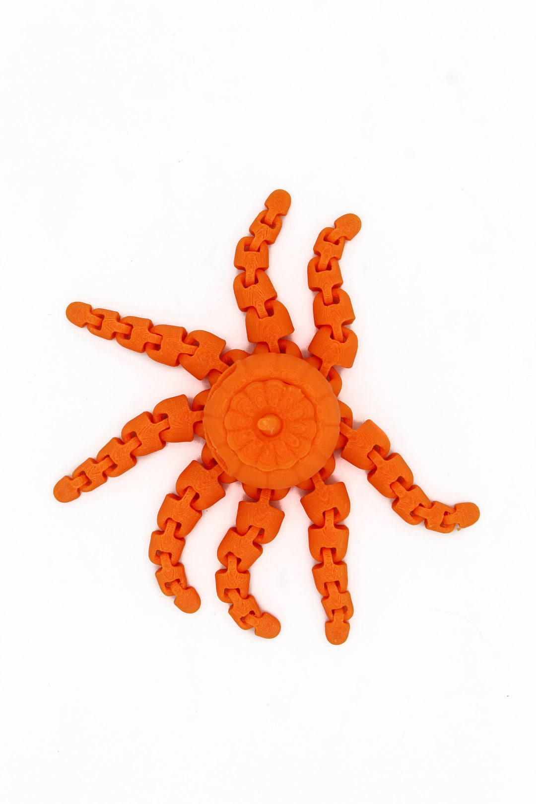 Fidget Toy Jack-O-Lantern Octopus | Removable top!