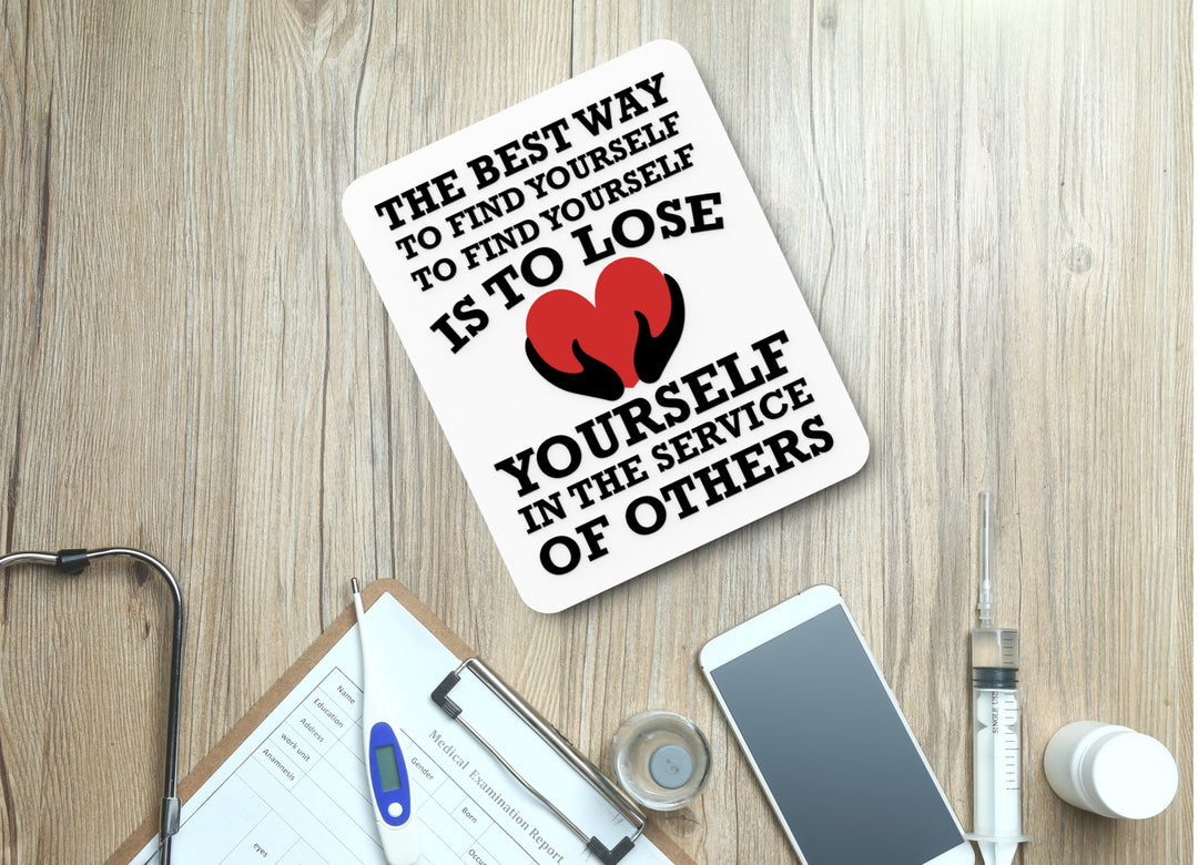 Nurse Life service for others | Funny Sign for Home or Office