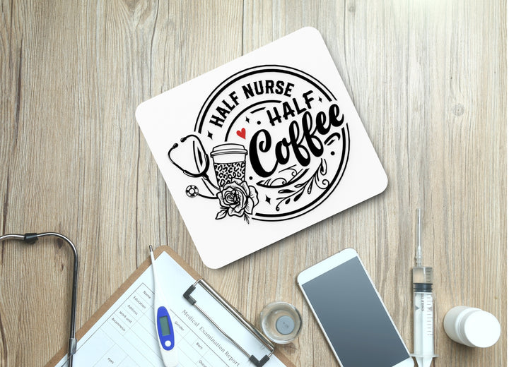 Half Human, Half Nurse | Funny Sign for Home or Office