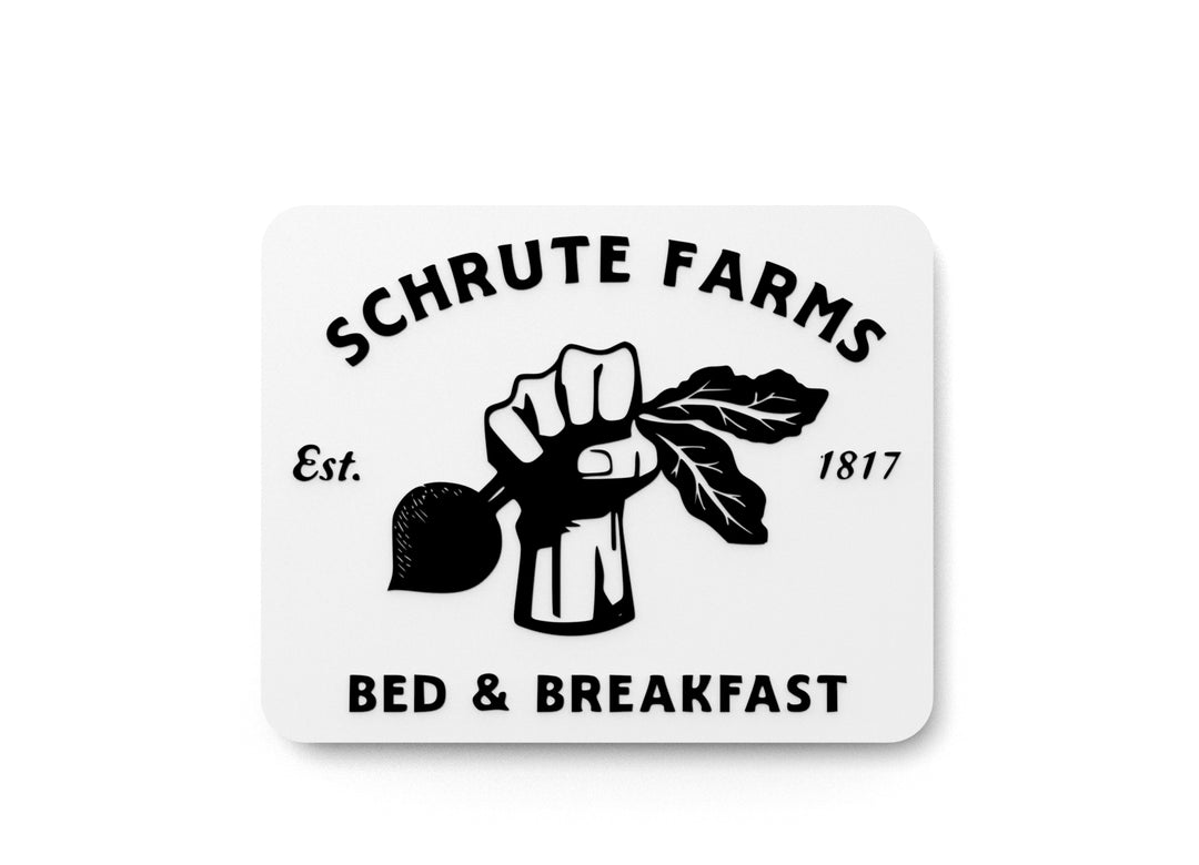 
  
  Schrute Farms Bed & Breakfast | Funny sign For Home or Office
  
