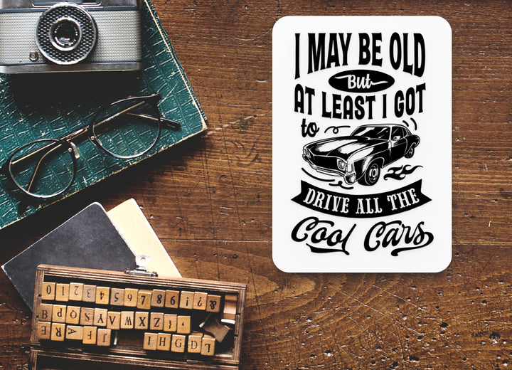 Bold 3D Printed All The Cool Cars Sign Wall Art – Durable PLA Sign for Office