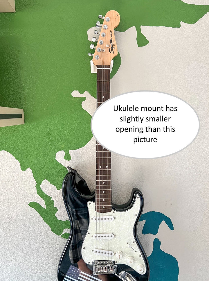 Minimalist Ukulele Mount | Display the Ukulele or Guitar, not the Mount