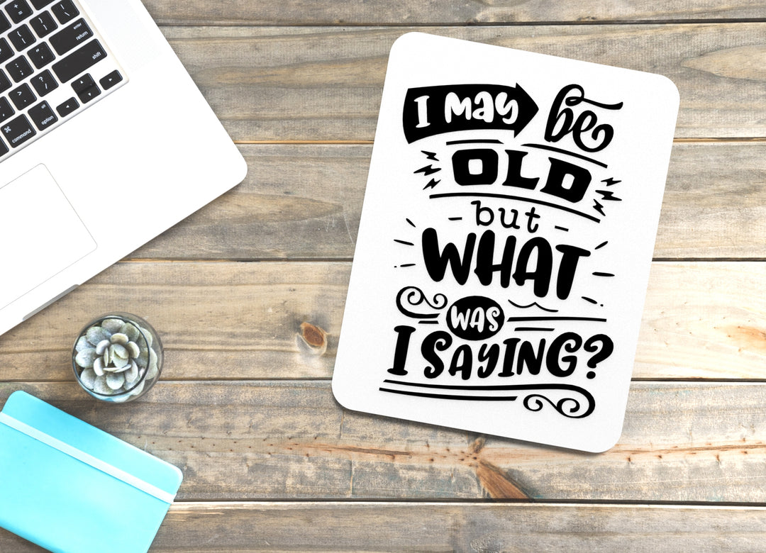 Bold 3D Printed May Be Old Sign Wall Art – Durable PLA Sign for Office, or Home