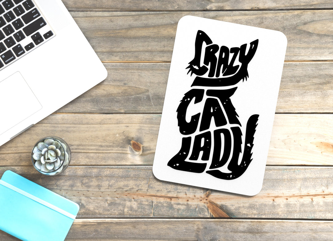 Crazy Cat Lady | Funny sign For Home or Office