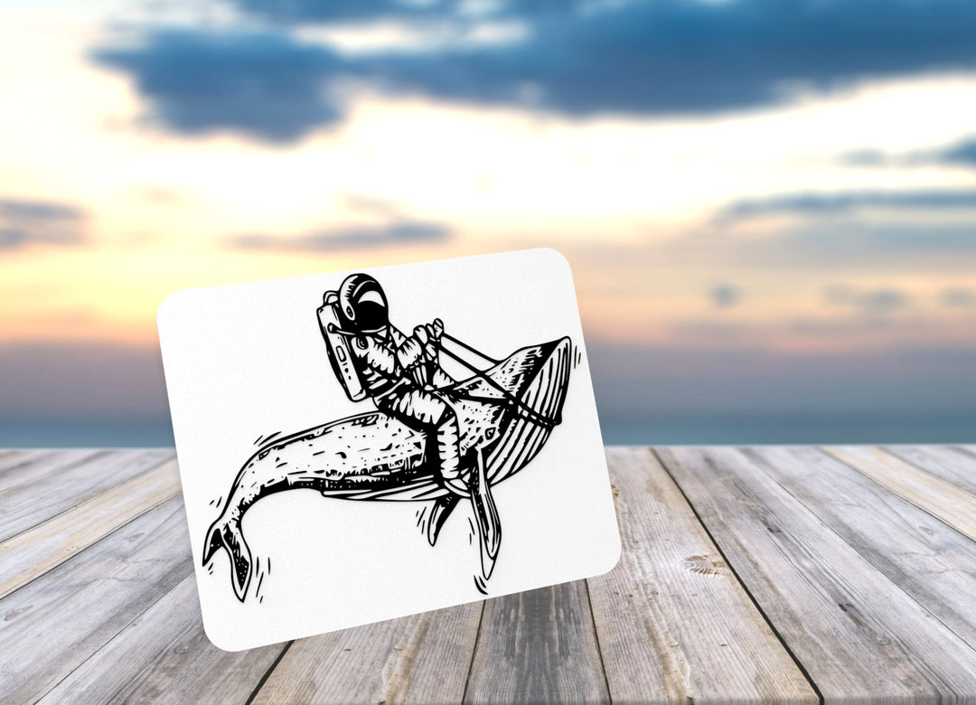 Man Whale | Funny sign For Home or Office
