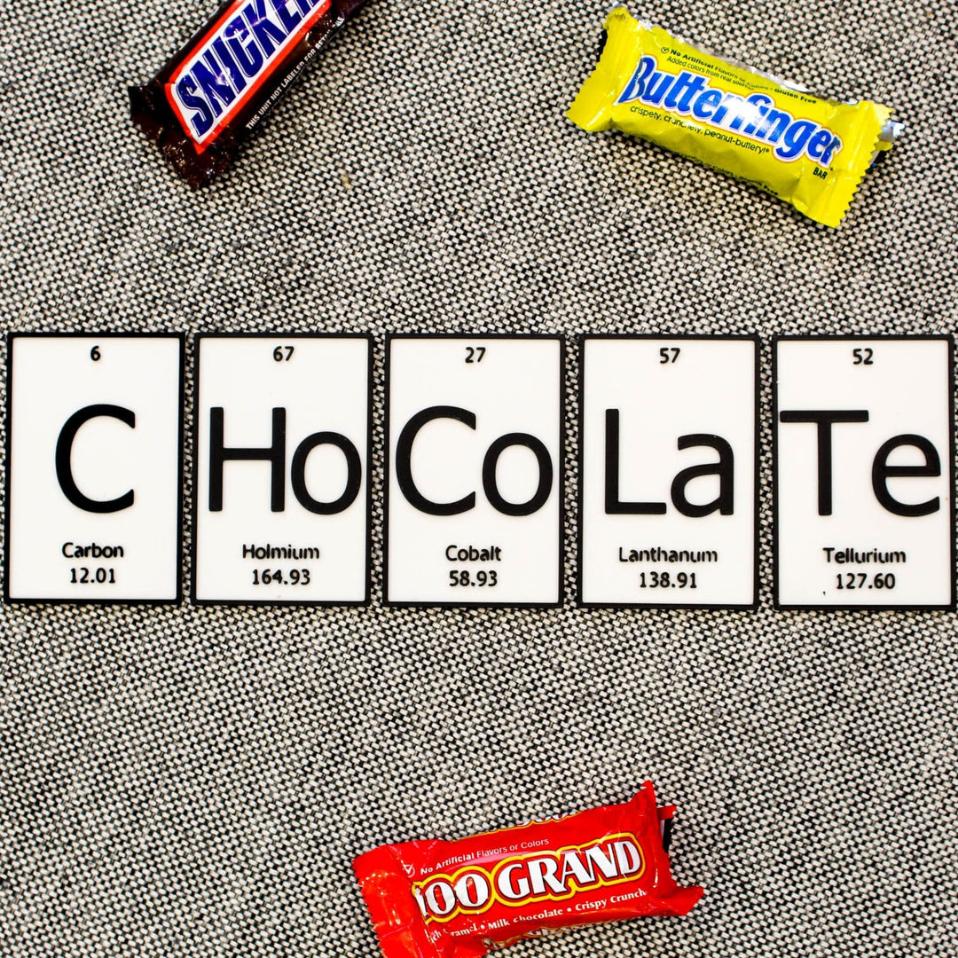 
  
  CHoCoLaTe | Periodic Table of Elements Wall, Desk or Shelf Sign
  
