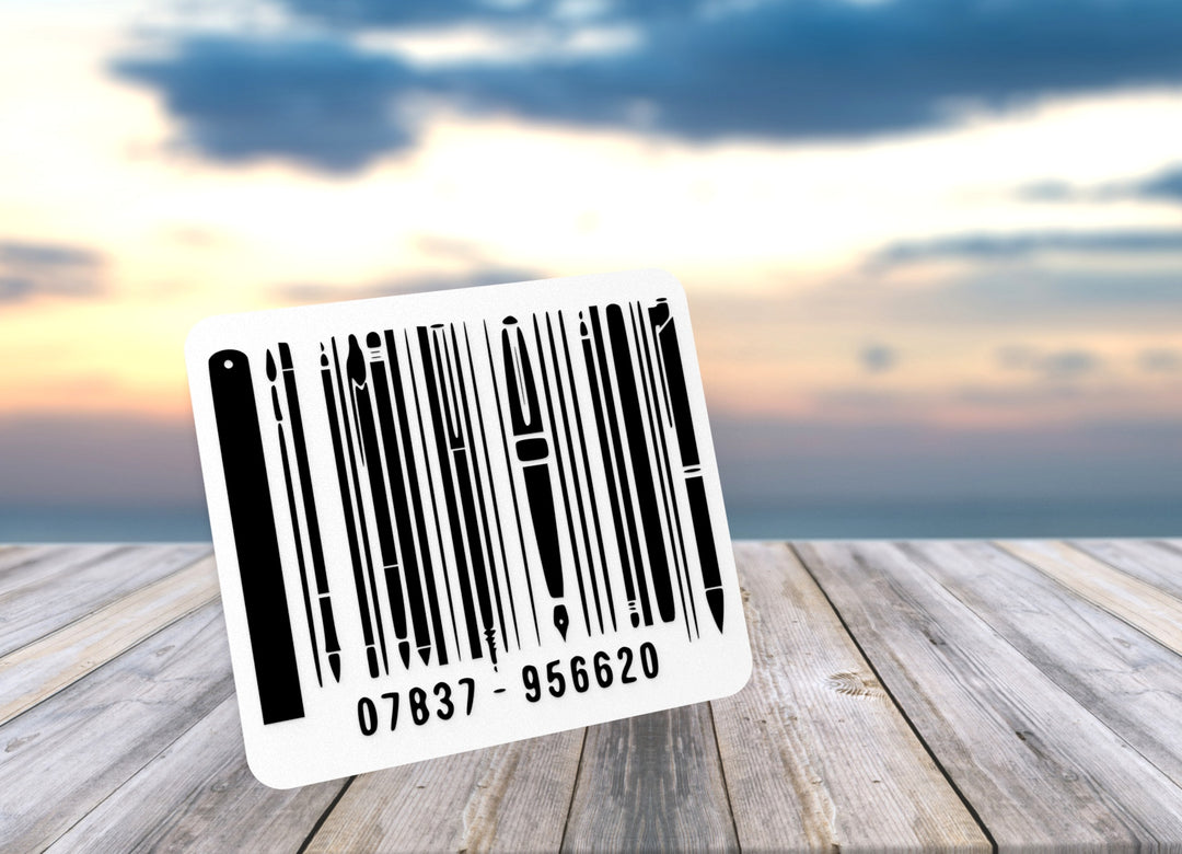 Barcode 7 | Funny sign For Home or Office