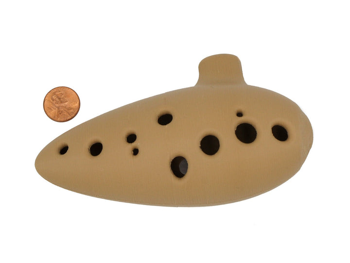 Playable 12 Hole Ocarina of Time Instrument from Zelda