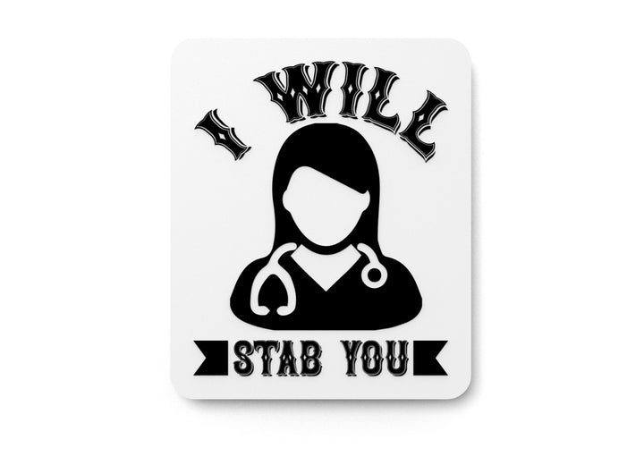 I Will Stab You with Love | Funny Sign for Home or Office