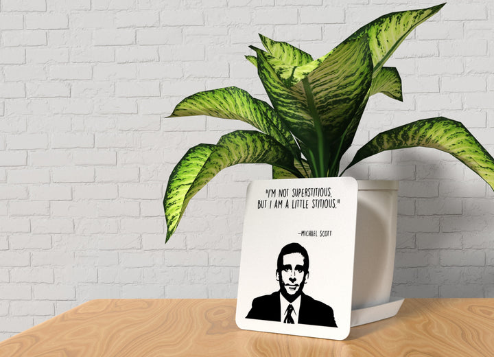I'M Not Superstitious But I Am A Little Stitious | Funny Sign for Home or Office