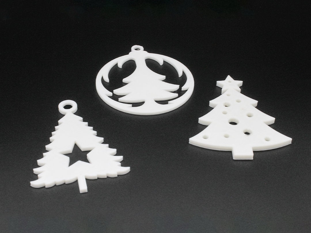 
  
  Set of 3 Christmas Tree Ornaments
  
