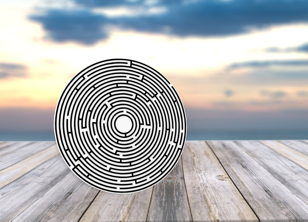 Maze | Funny sign For Home or Office