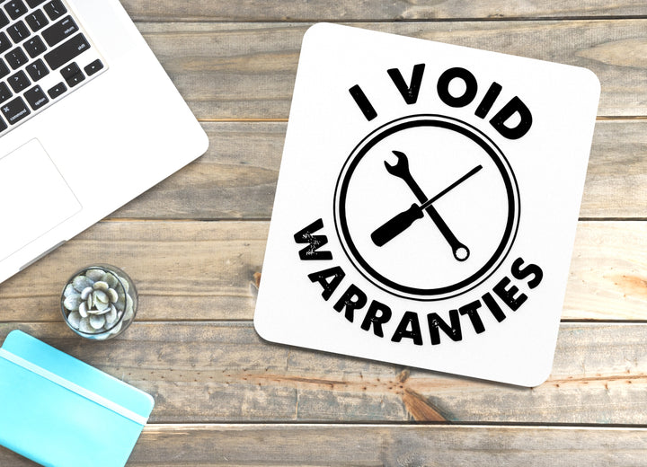 Void Warranties | Funny Sign for Workshop or Garage Decor