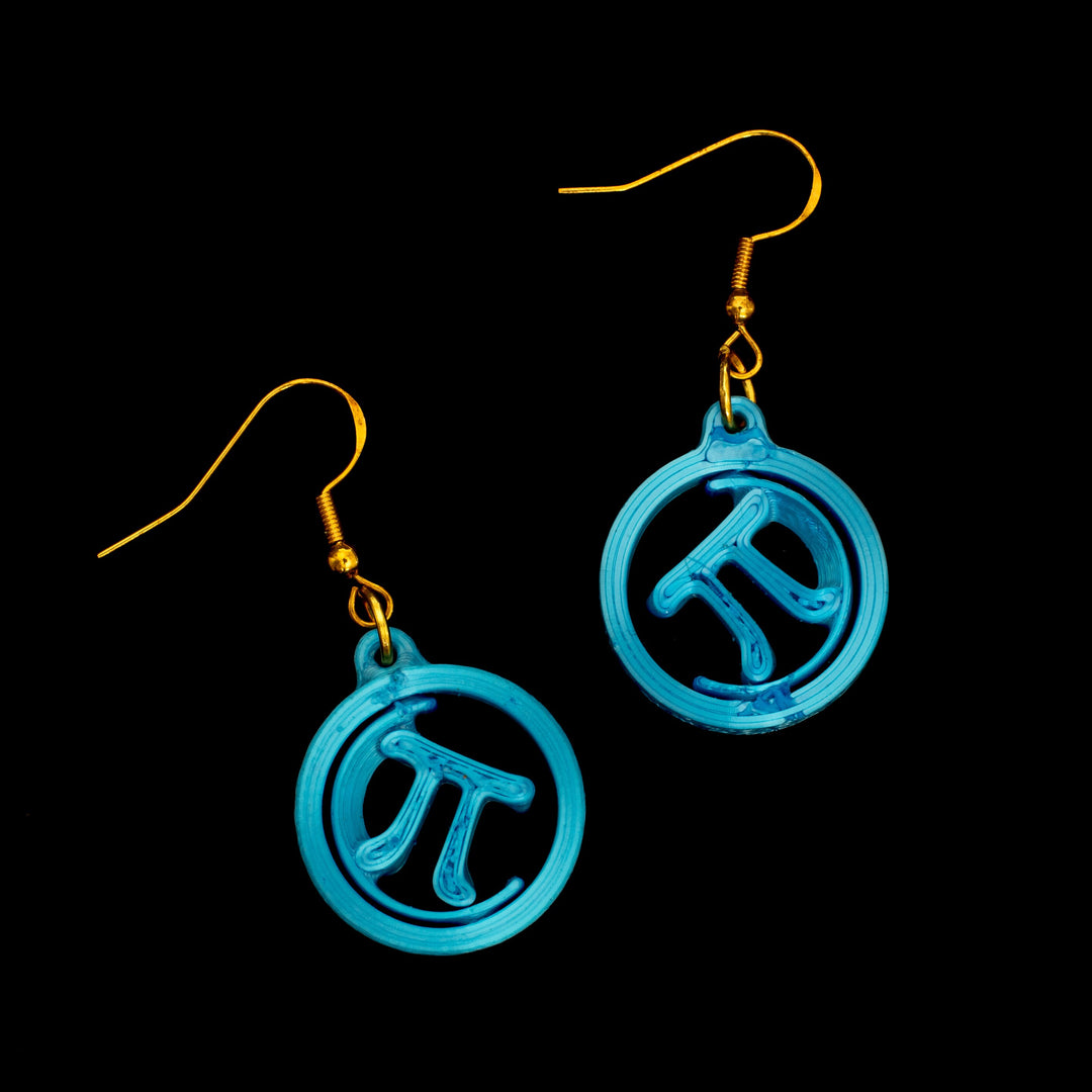 Pi Earrings | The Center Spins