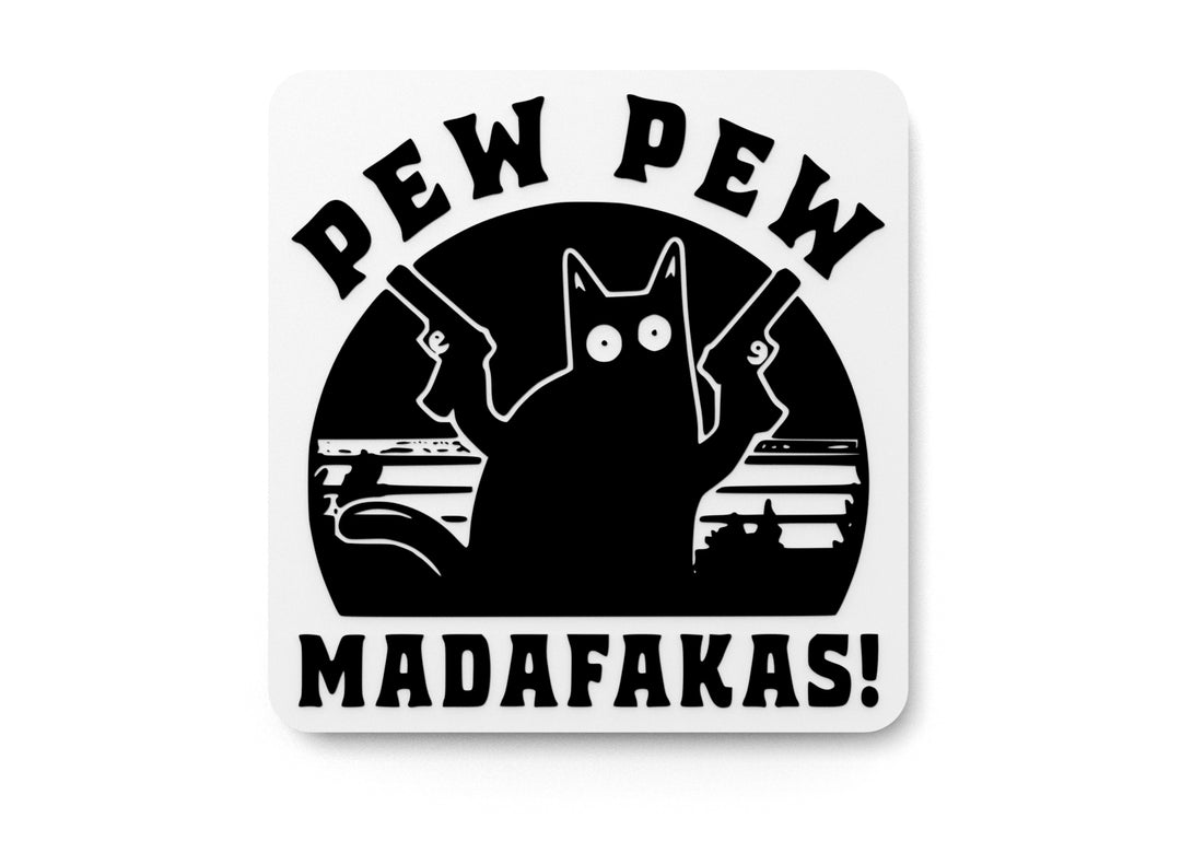 
  
  Pew Pew Madafakas | Funny Sign for Gun Lovers, Geeks, or Man Cave Decor
  
