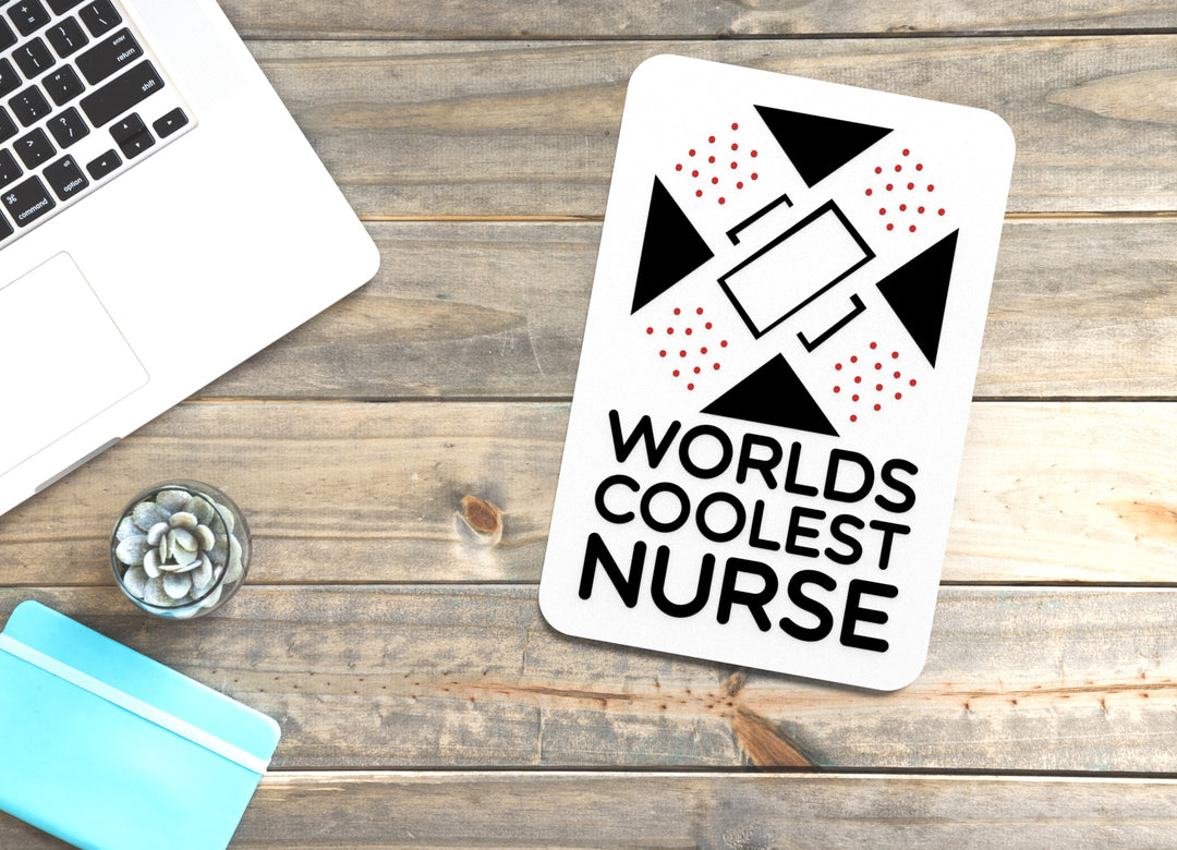 Worlds Coolest Nurse Band-Aids | Funny Sign for Home or Office