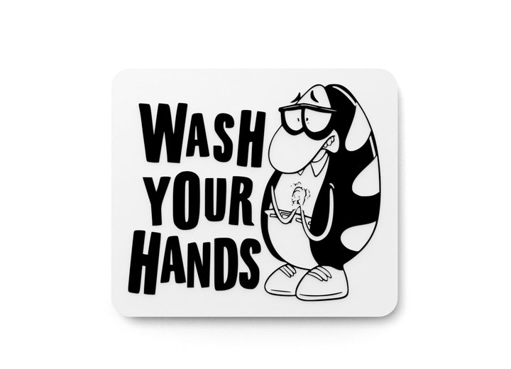 Wash Your Hands | Funny Sign for Bathroom, Kitchen, or Office