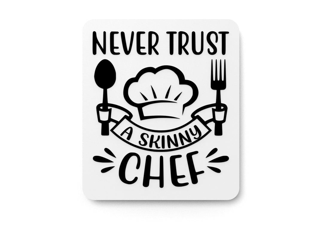
  
  Bold 3D Printed A Skinny Chef Sign Wall Art – Durable PLA Sign For Restaurants
  
