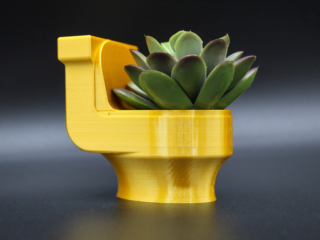 Toilet Succulent Planter | The Pot Pot | The Golden Throne