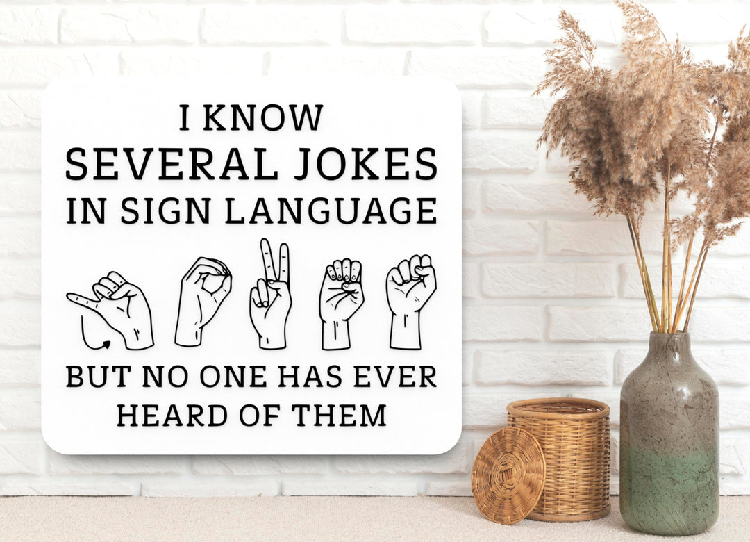 I Know Cereal Jokes | Funny Sign for Kitchen or Breakfast Nook Decor