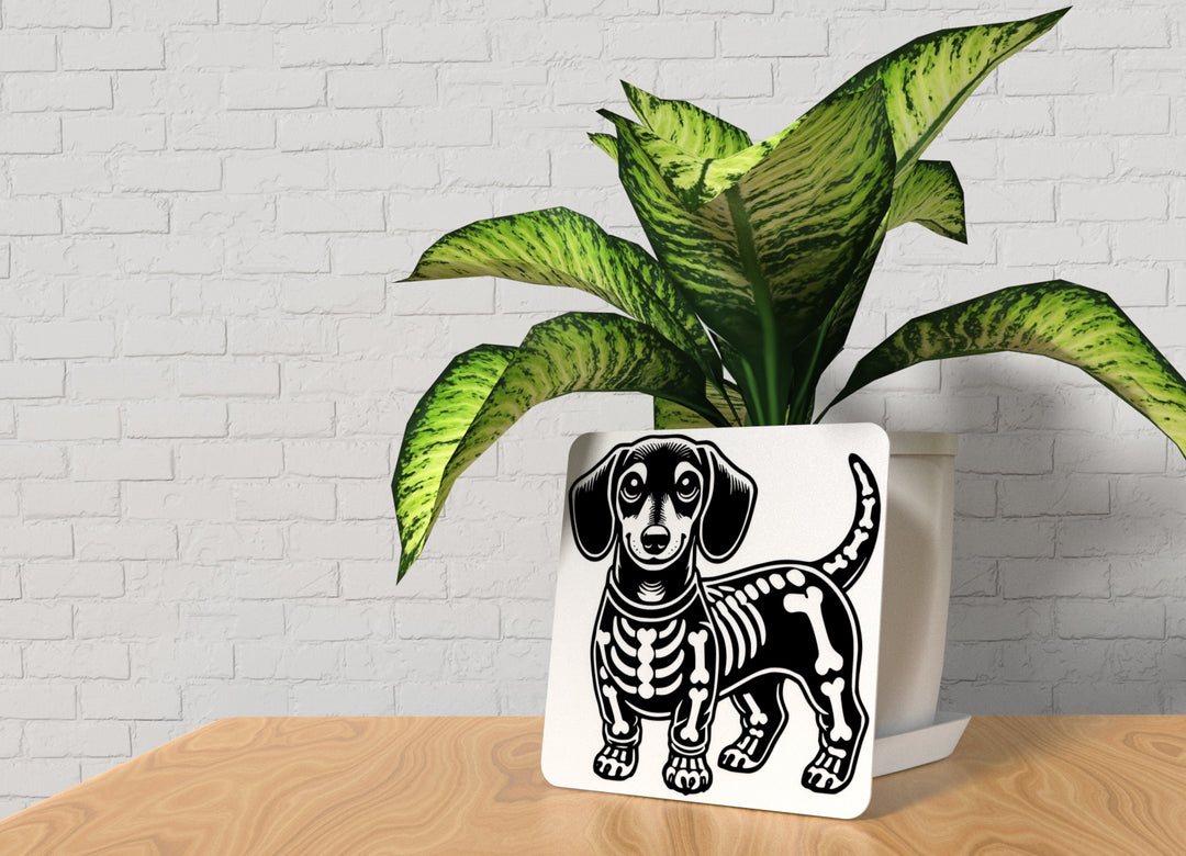 Dog Skeleton | Funny sign For Home or Office