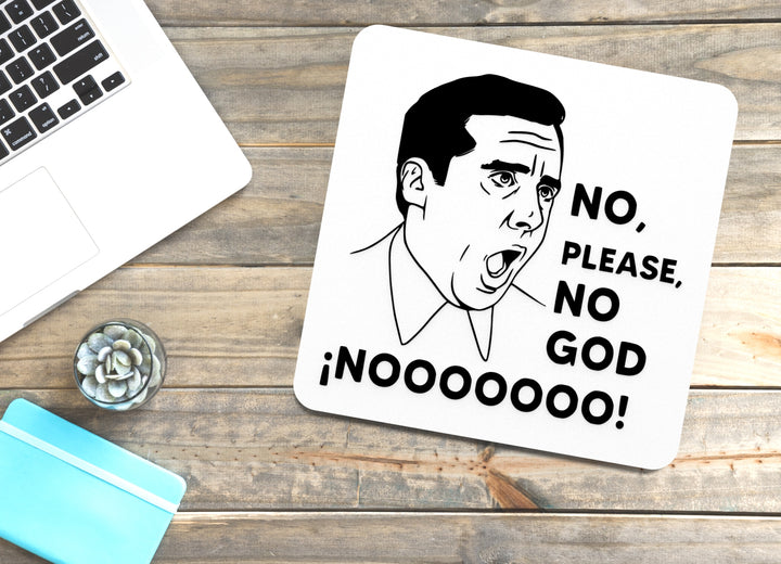No, Please, No God! Nooo | Funny Sign for Home or Office
